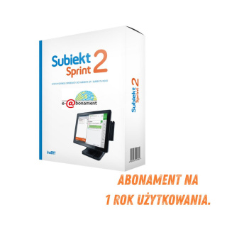 Insert Subiekt Sprint 2 - abonament na 1 rok użytkowania