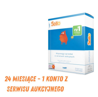 Insert Sello Abonament dwuletni do jednego konta z serwisu aukcyjnego