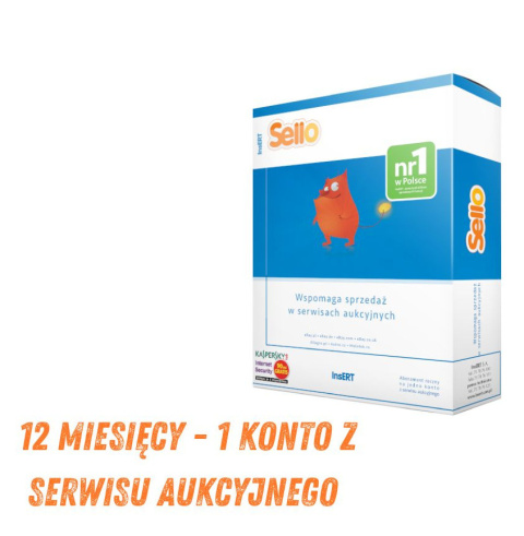 Insert Sello Abonament roczny do jednego konta z serwisu aukcyjnego Insert Sello Abonament roczny do jednego konta z serwisu aukcyjnego