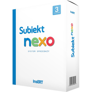 Insert Subiekt Nexo 3 stanowiska + Podręcznik „Subiekt nexo + Rachmistrz nexo – Prowadzenie dokumentacji”