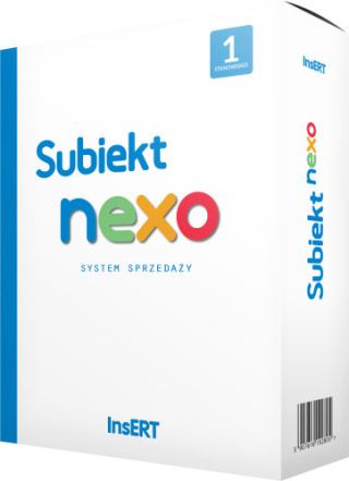 Insert Subiekt Nexo 1 stanowisko + Podręcznik „Subiekt nexo + Rachmistrz nexo – Prowadzenie dokumentacji”