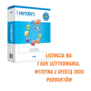 Insert Vendero - witryna licencja na 1 rok użytkowania 1000 produktów