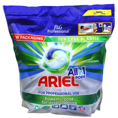 Kapsułki do prania Ariel 3w1 Regular 80 sztuk Kapsułki do prania Ariel 3w1 Regular 80 sztuk