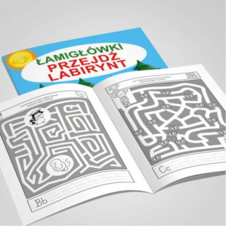 Kolorowanka Martel Łamigłówki - Przejdź Labirynt