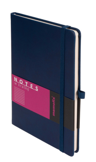 Notes Antra Memofix A5 krata granatowy