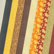 Papier ozdobny (wizytówkowy) Galeria Papieru mix wzorów złote liście A4 (mix) 220g Papier ozdobny (wizytówkowy) Galeria Papieru mix wzorów złote liście A4 (mix) 220g