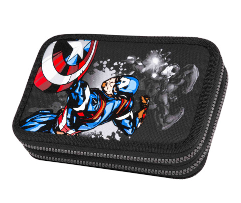 Piórnik Patio CoolPack Kapitan Ameryka z wyposażeniem Piórnik Patio CoolPack Kapitan Ameryka z wyposażeniem