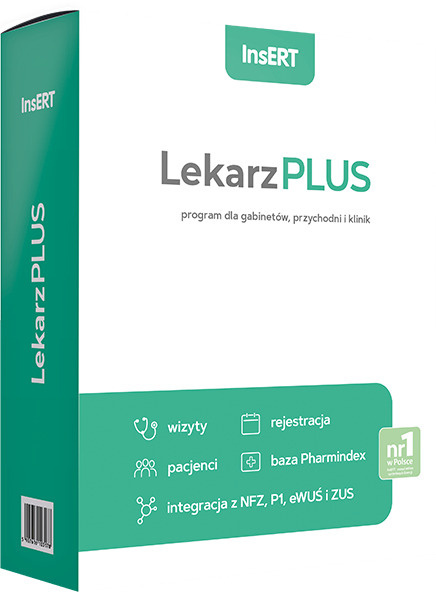 Insert System rezerwacji LekarzPlus - licencja 12 miesięcy/1 stanowisko Insert System rezerwacji LekarzPlus - licencja 12 miesięcy/1 stanowisko