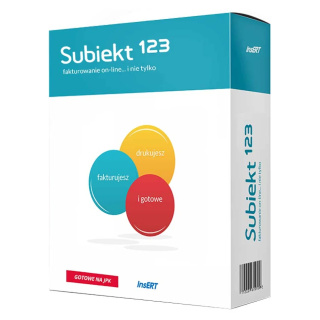 Insert Subiekt 123 Licencja na 12 miesięcy użytkowania