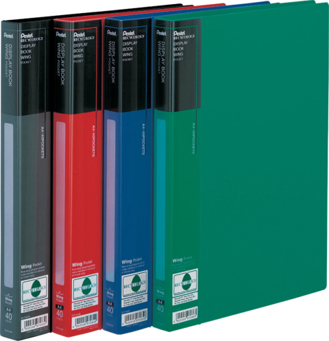Teczka ofertowa Pentel A4 kolor: czerwona 40 kieszeni Teczka ofertowa Pentel A4 kolor: czerwona 40 kieszeni