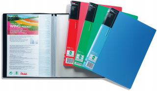 Teczka ofertowa Pentel A4 kolor: czerwona 40 kieszeni