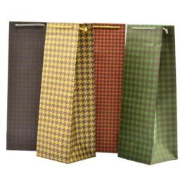 Torba prezentowa butelkowa Paw Kraft mix