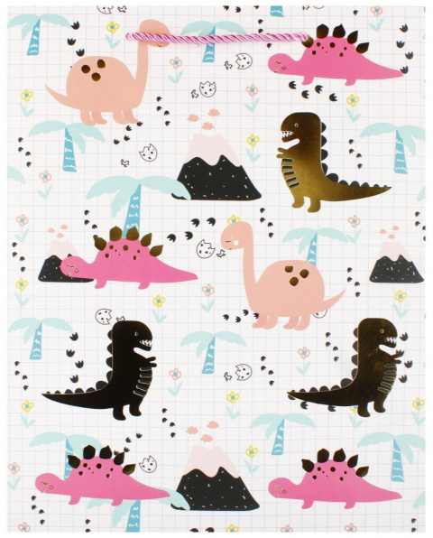 Torba prezentowa W&K Dinozaury mix Torba prezentowa W&K Dinozaury mix