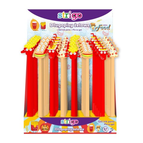Długopis Strigo FOOD mix żelowy niebieski 0,5mm (SSC230) Długopis Strigo FOOD mix żelowy niebieski 0,5mm (SSC230)
