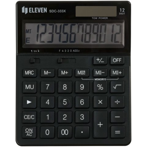 Kalkulator na biurko Eleven (SDC333XBKE) Kalkulator na biurko Eleven (SDC333XBKE)