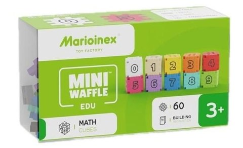 Klocki konstrukcyjne Marioinex Mini Waffle 60 elementów Kostki matematyczne Klocki konstrukcyjne Marioinex Mini Waffle 60 elementów Kostki matematyczne
