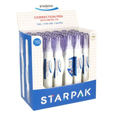 Korektor w długopisie (piórze) Starpak 7ml (540478) Korektor w długopisie (piórze) Starpak 7ml (540478)