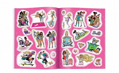 Książka dla dzieci Ameet Barbie Kolorowanka z Naklejkami Książka dla dzieci Ameet Barbie Kolorowanka z Naklejkami