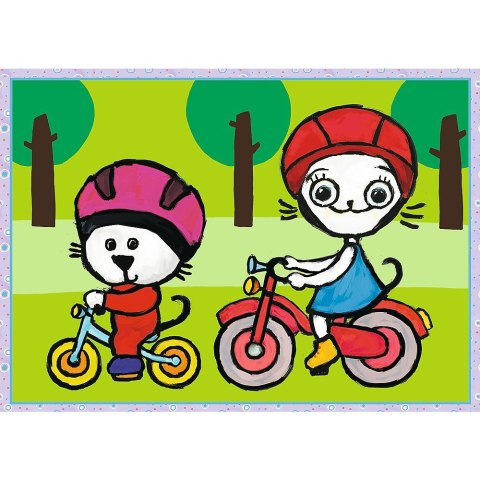 Puzzle Trefl Dzień Kici Koci 4w1 el. (34372) Puzzle Trefl Dzień Kici Koci 4w1 el. (34372)