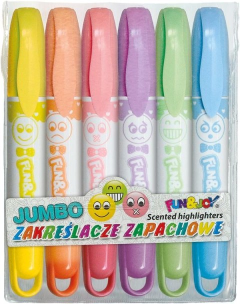 Zakreślacz Fun&Joy jumbo zapachowe (FJ553-12) Zakreślacz Fun&Joy jumbo zapachowe (FJ553-12)