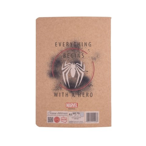 Zeszyt Beniamin Spider man Kraft Linner A5 60k. krata (4287) Zeszyt Beniamin Spider man Kraft Linner A5 60k. krata (4287)