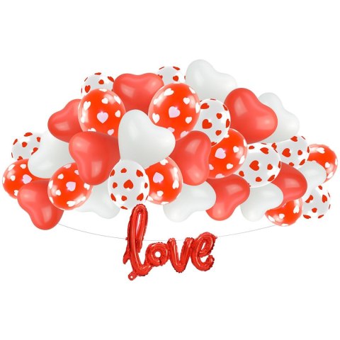 Balon gumowy Arpex Zestaw walentynkowy Love - 34 elementy mix (KB4291) Balon gumowy Arpex Zestaw walentynkowy Love - 34 elementy mix (KB4291)