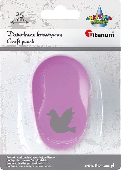 Dziurkacz ozdobny Titanum Craft-Fun Series 25mm gołąb (T-8810-133e) Dziurkacz ozdobny Titanum Craft-Fun Series 25mm gołąb (T-8810-133e)