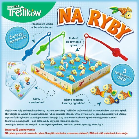 Gra planszowa Trefl Rodzina Treflików Trefliki Na Ryby Na ryby (01963) Gra planszowa Trefl Rodzina Treflików Trefliki Na Ryby Na ryby (01963)