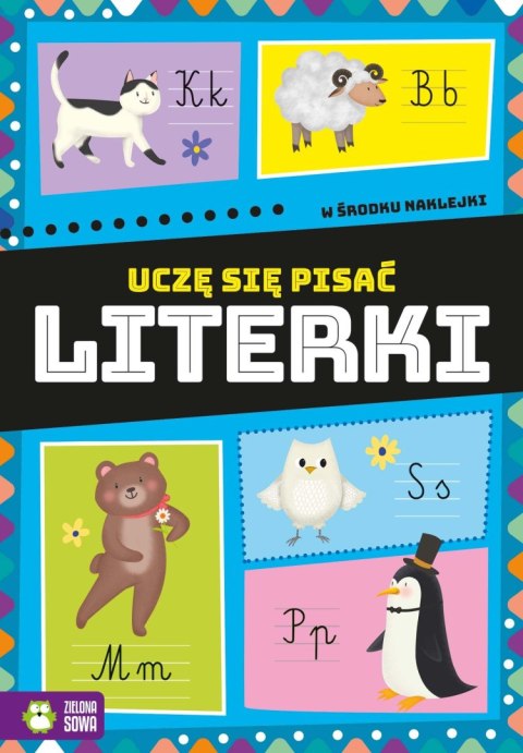 Książeczka edukacyjna Zielona Sowa Uczę się pisać. Literki Książeczka edukacyjna Zielona Sowa Uczę się pisać. Literki