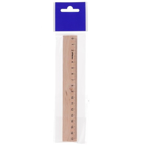 Linijka drewniana Leniar 16cm Linijka drewniana Leniar 16cm