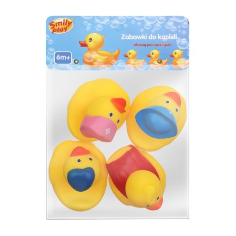 Zabawka do kąpieli Smily Play kaczuszki 4 szt. (SP83927) Zabawka do kąpieli Smily Play kaczuszki 4 szt. (SP83927)