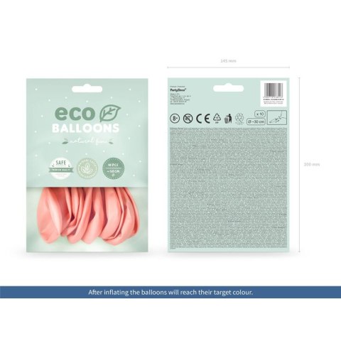 Balon gumowy Partydeco metalizowane, różowe złoto różowy 260mm (ECO26M-019R-10) Balon gumowy Partydeco metalizowane, różowe złoto różowy 260mm (ECO26M-019R-10)