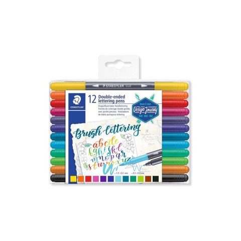 Flamaster Staedtler dwustronne 12 kol. (S 3004 TB12) Flamaster Staedtler dwustronne 12 kol. (S 3004 TB12)