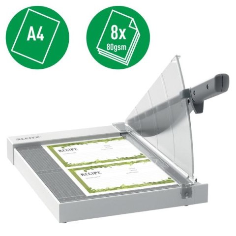Gilotyna Leitz Home A4 szary 8k. (90180000) Gilotyna Leitz Home A4 szary 8k. (90180000)