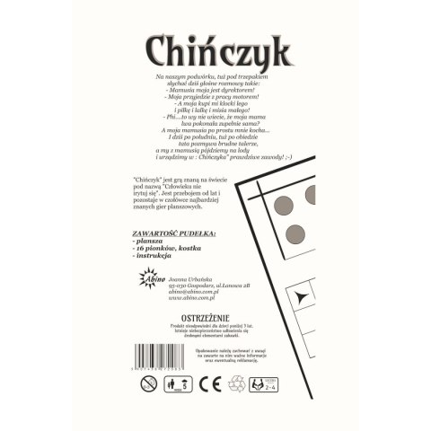 Gra planszowa Abino Chińczyk chińczyk Gra planszowa Abino Chińczyk chińczyk