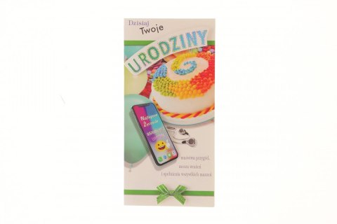 Kartka składana Top Graphic Lux Urodziny młodzież DL (DLXO) Kartka składana Top Graphic Lux Urodziny młodzież DL (DLXO)