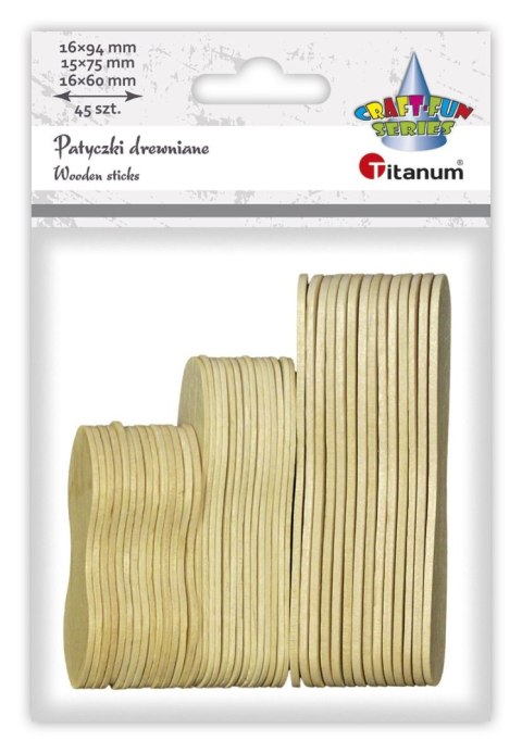 Ozdoba drewniana Titanum Craft-Fun Series Patyczki naturalne Ozdoba drewniana Titanum Craft-Fun Series Patyczki naturalne