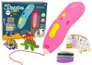 Zestaw kreatywny dla dzieci Lean Długopis 3D Drukarka Pen + Wkłady Szablony (13500)