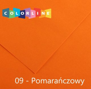 Brystol Canson Colorline 09 pomarańczowy 150g 10k [mm:] 500x650