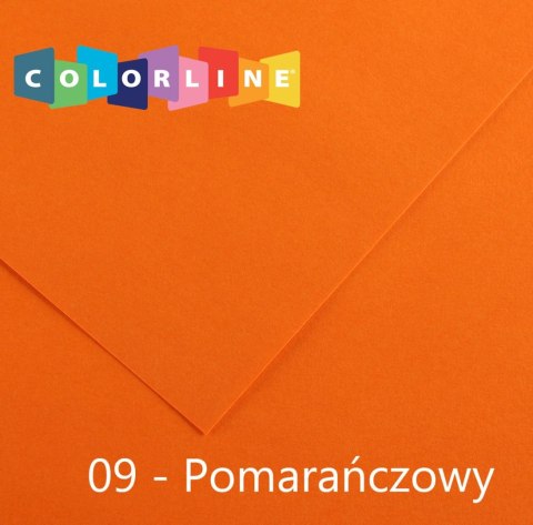 Brystol Canson Colorline 09 pomarańczowy 150g 10k [mm:] 500x650
