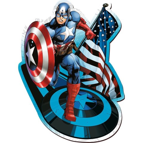 Puzzle Trefl Avengers Drewniane Nieustraszony Kapitan Ameryka 160 el. (20194) Puzzle Trefl Avengers Drewniane Nieustraszony Kapitan Ameryka 160 el. (20194)