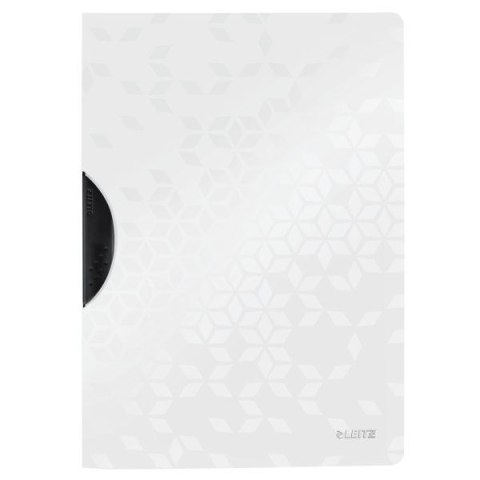Skoroszyt Leitz Wow ColorClip A4 biały plastik (41850001) Skoroszyt Leitz Wow ColorClip A4 biały plastik (41850001)