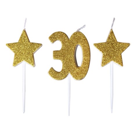 Świeczka urodzinowa Antella pikery 30 lat (SH-588-30) Świeczka urodzinowa Antella pikery 30 lat (SH-588-30)