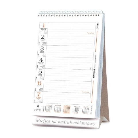 Kalendarz biurkowy Lucrum biurkowe 135mm x 240mm (BF02) Kalendarz biurkowy Lucrum biurkowe 135mm x 240mm (BF02)