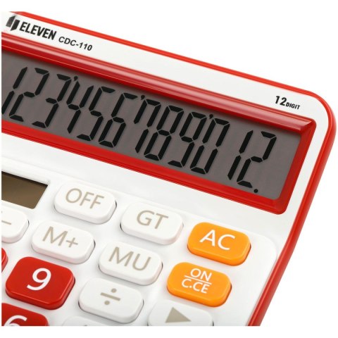 Kalkulator na biurko Eleven (CDC110WH-RDE) Kalkulator na biurko Eleven (CDC110WH-RDE)