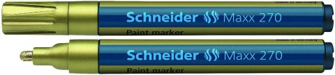 Marker olejowy Schneider Maxx 270, złoty 1,0-3,0mm (SR127053) Marker olejowy Schneider Maxx 270, złoty 1,0-3,0mm (SR127053)