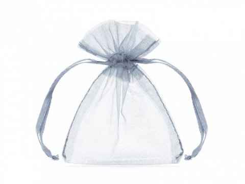 Organza Partydeco Woreczki z organzy, srebrny, 10cm (WRG5-018-10) Organza Partydeco Woreczki z organzy, srebrny, 10cm (WRG5-018-10)