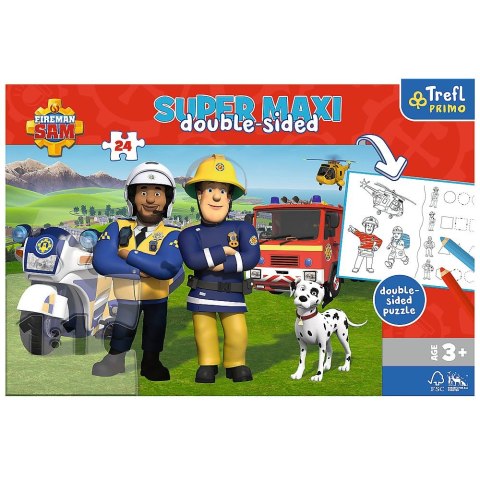 Puzzle Trefl Strażak Sam Super maxi Pomocna drużyna Strażaka Sama 24 el. (41015) Puzzle Trefl Strażak Sam Super maxi Pomocna drużyna Strażaka Sama 24 el. (41015)