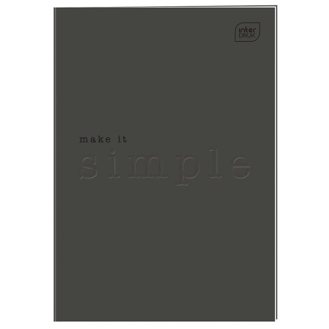 Zeszyt Interdruk SIMPLE 59022777314239 A4 60k. 70g krata (ZEA460#KARS) Zeszyt Interdruk SIMPLE 59022777314239 A4 60k. 70g krata (ZEA460#KARS)