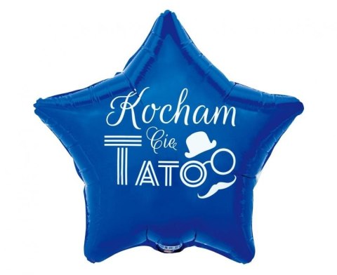 Balon foliowy Godan Kocham Cię Tato (niebieski) 19cal (FG-GKCN) Balon foliowy Godan Kocham Cię Tato (niebieski) 19cal (FG-GKCN)